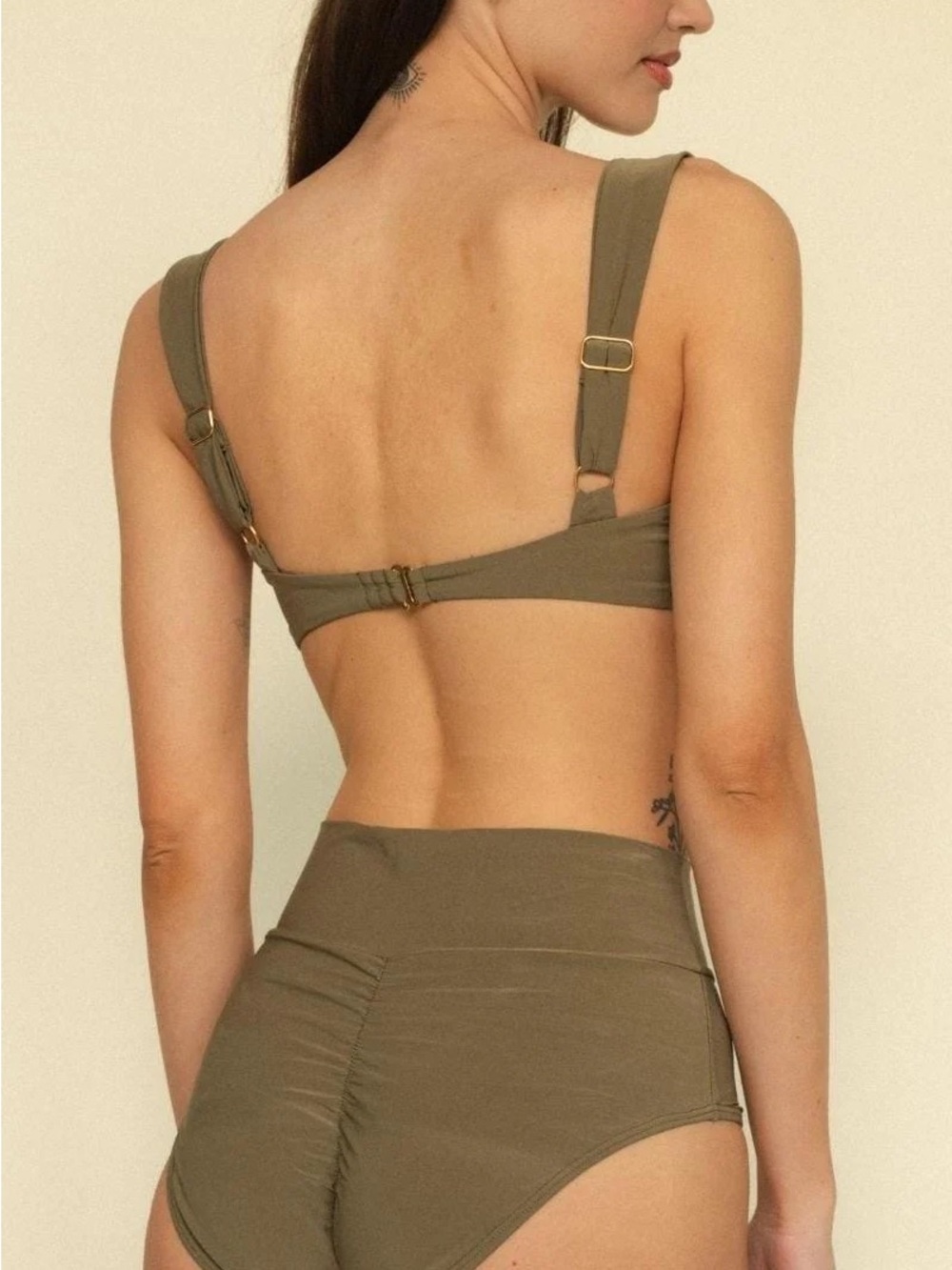 MONTCE KHAKI BELLA BIKINI TOP - Picture 4 of 5